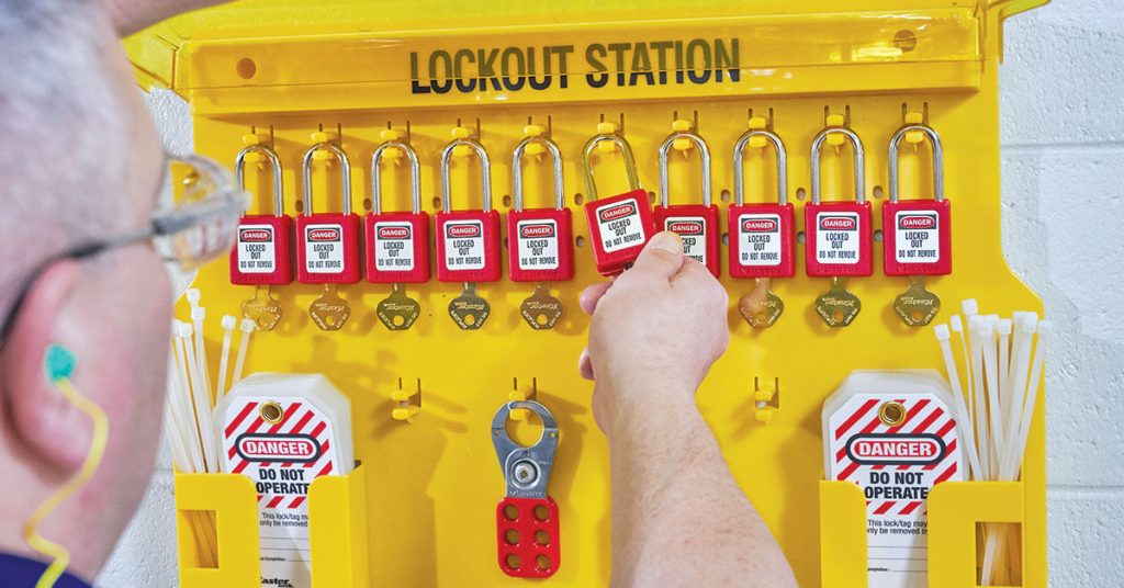 lockout tagout station